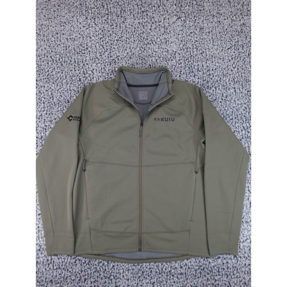 KUIU Other - KUIU Peloton 240 Full Zip Jacket Mens Large Olive Green Wind Resistant DWR L